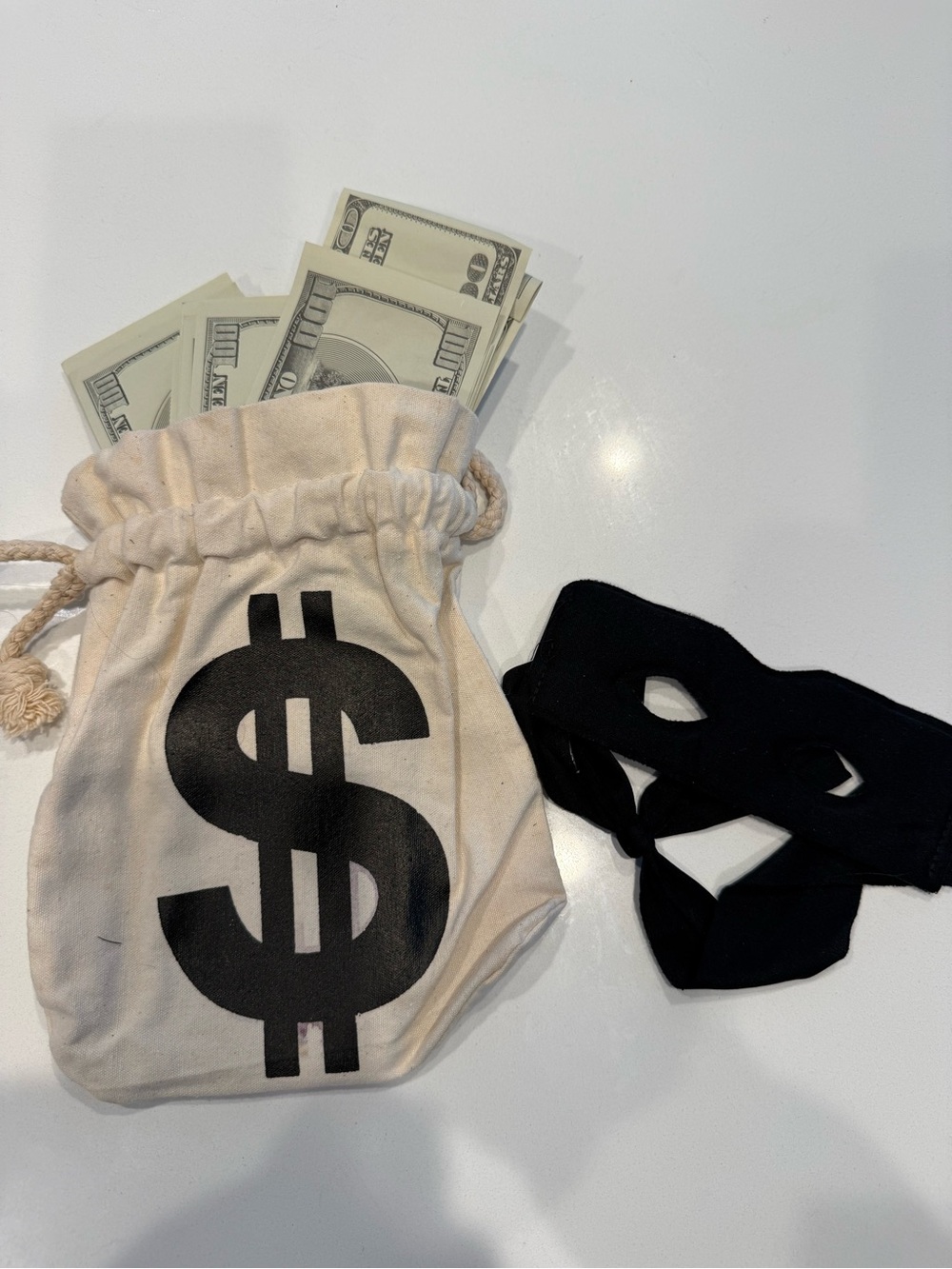 Kids burglar costume accessories